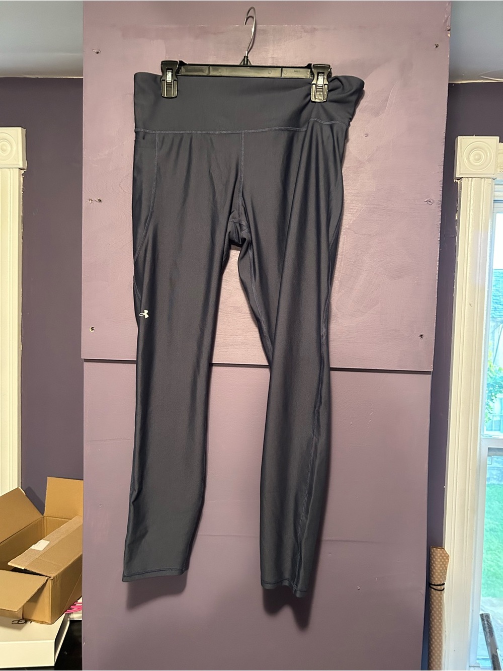 Under Armour blue  leggings size XL nwt